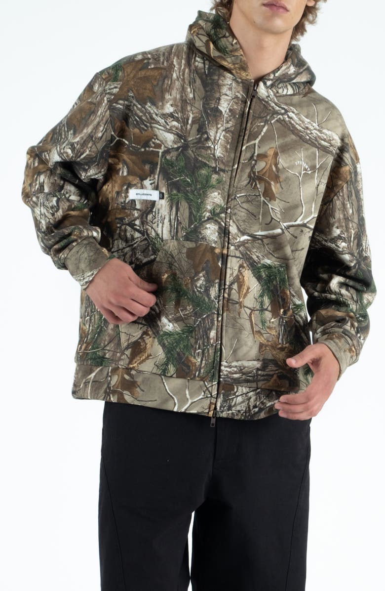 STUDENTS Howlings Realtree Camo Cotton Zip-Up Hoodie, Alternate, color, Camo