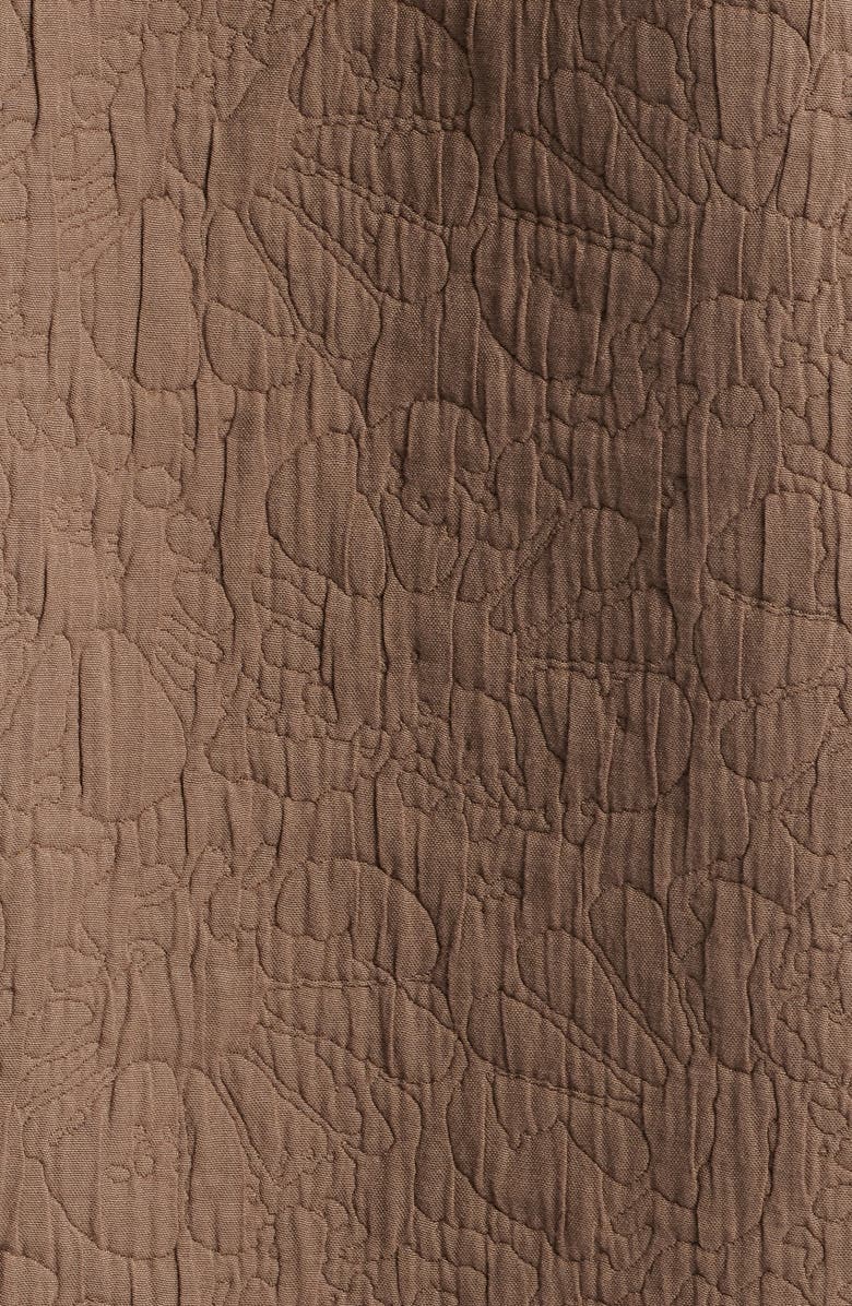 Wax London Quilted Overshirt, Alternate, color, Brown