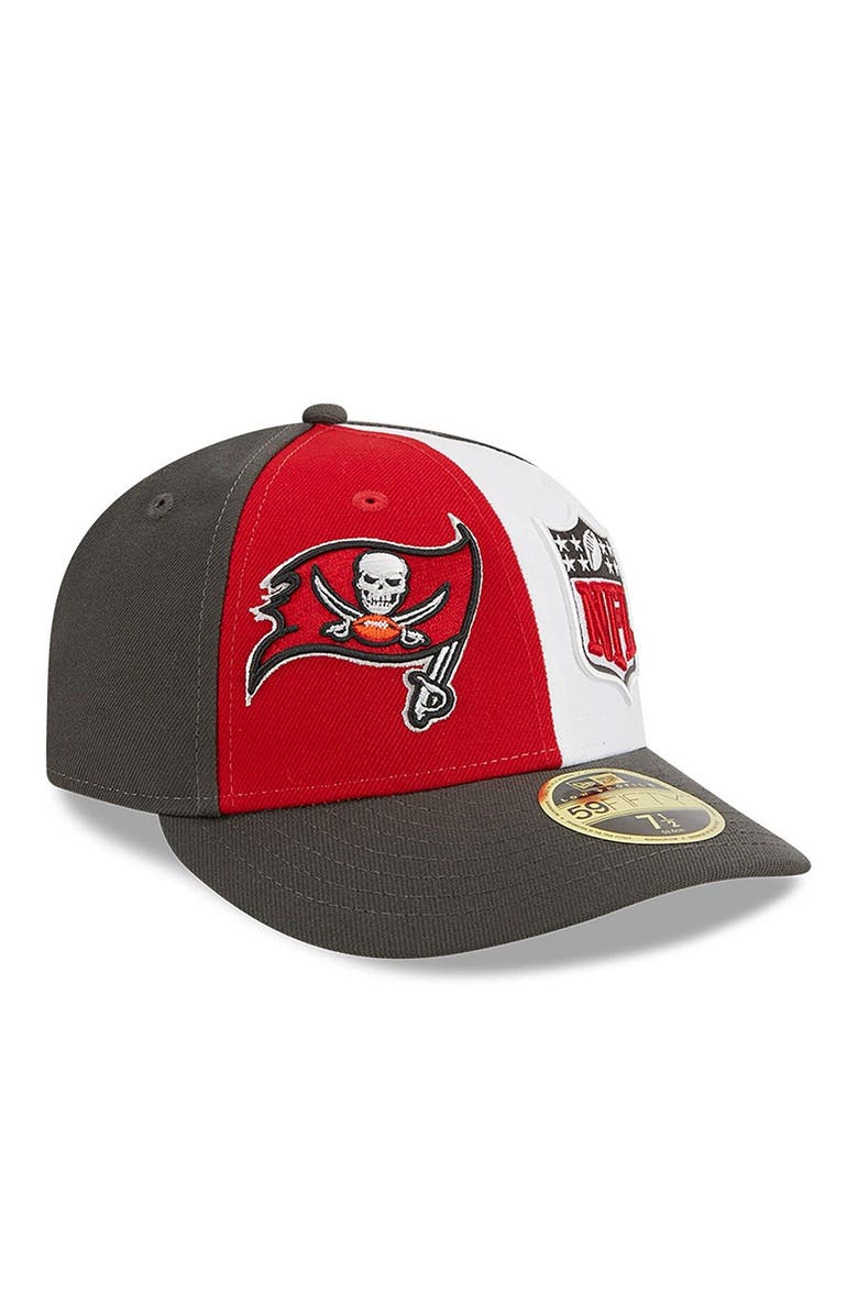 New Era Men's New Era Red/Pewter Tampa Bay Buccaneers 2023 Sideline Low Profile 59FIFTY Fitted Hat, Alternate, color,