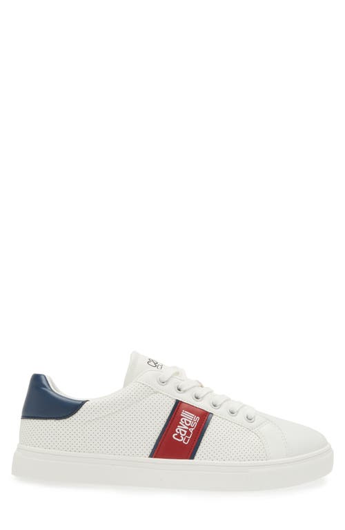 Roberto Cavalli Cavalli Class Low Top Sneaker In White