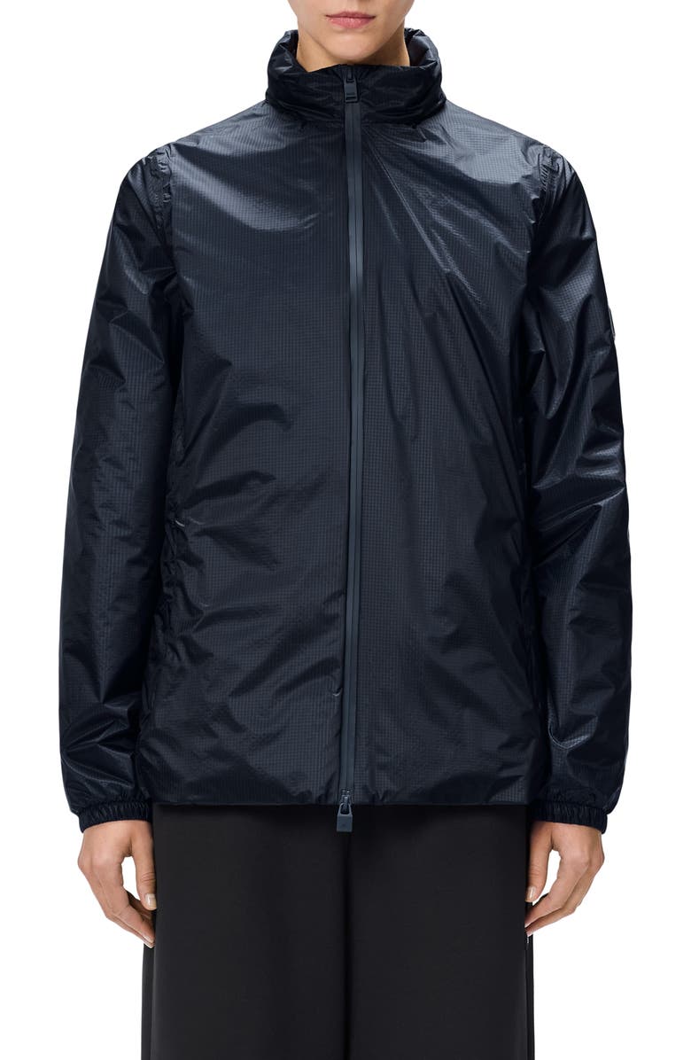 Rains Kauto Water Resistant Insulated Jacket, Main, color, Navy