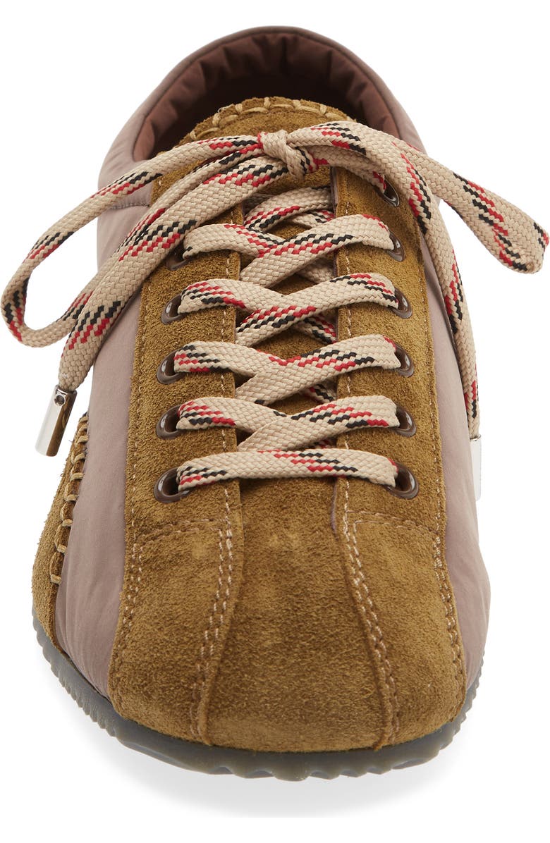 Wales Bonner Paris Leather & Suede Sneaker, Alternate, color, Olive/ Taupe