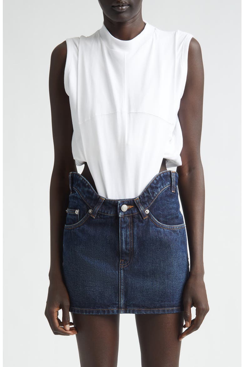 Twisted Bodysuit, Main, color, WHITE