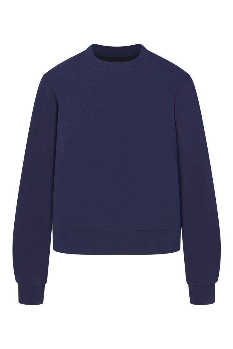 Lily Lightweight Crewneck Sweatshirt, Main, color, LEGACY NAVY BLUE