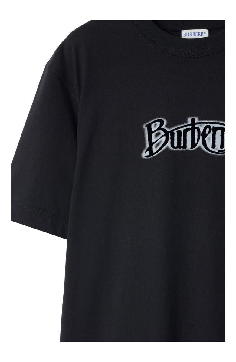Burberry Logo Cotton T-shirt, Alternate, color, 