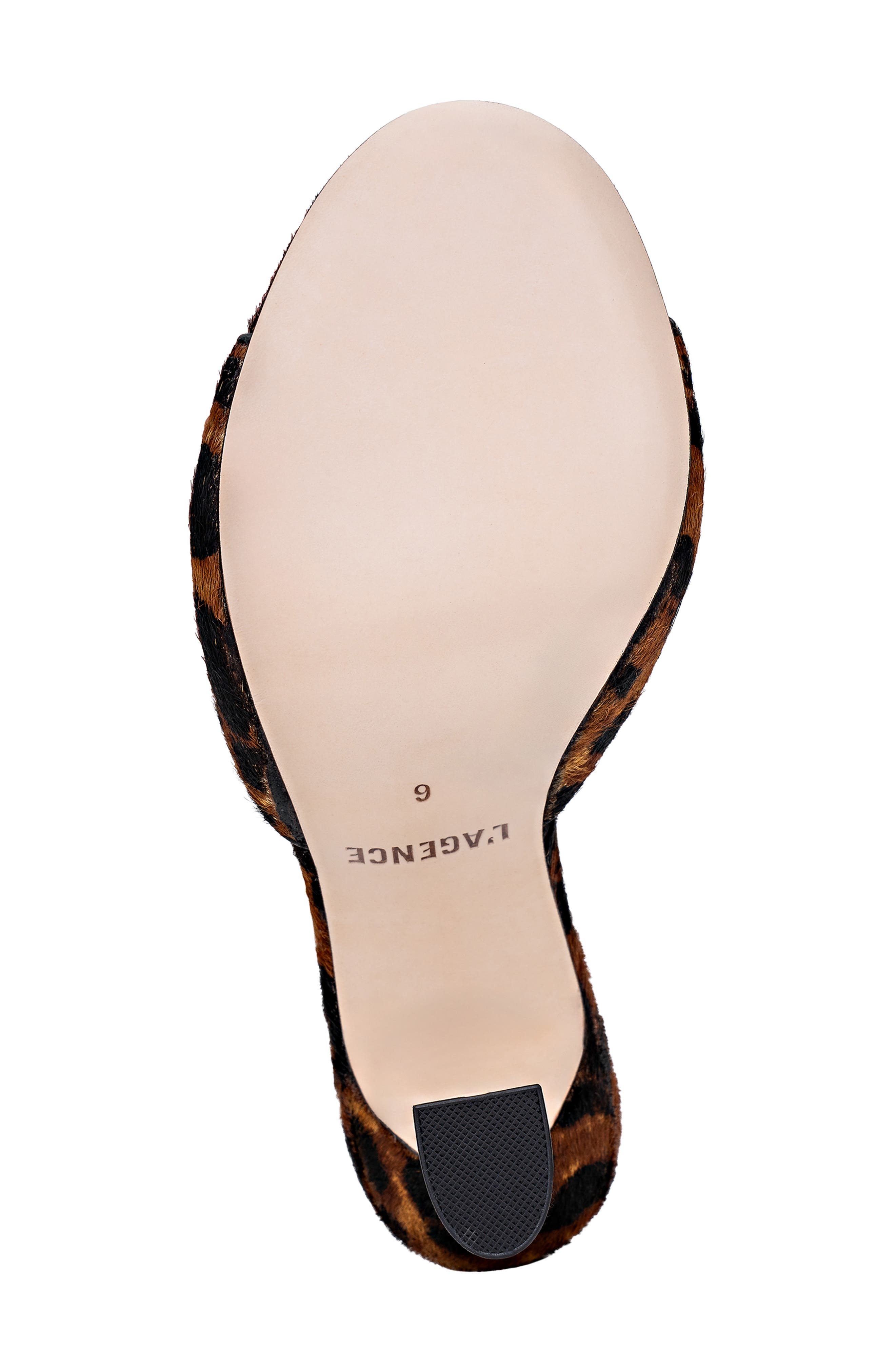 L'AGENCE Avery II Genuine Calf Hair Sandal, Alternate, color, Leopard Calf Hair
