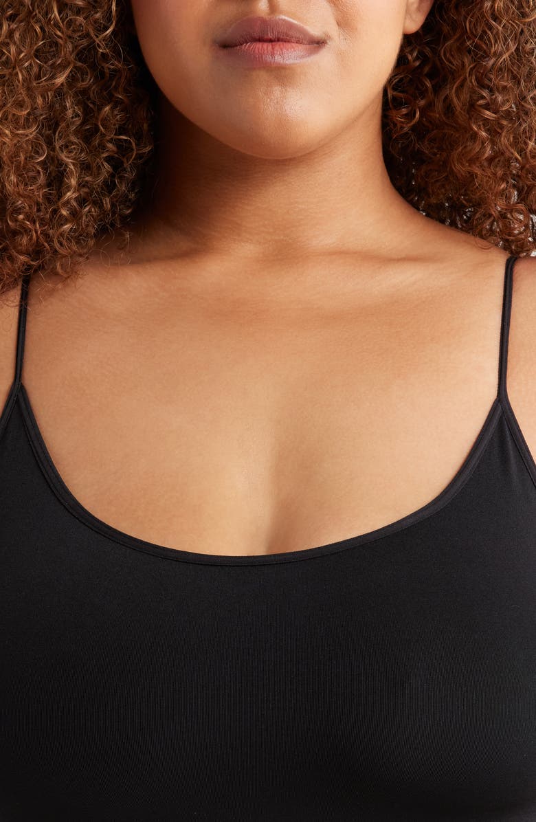 Nordstrom Seamless Layering Camisole, Alternate, color, Black