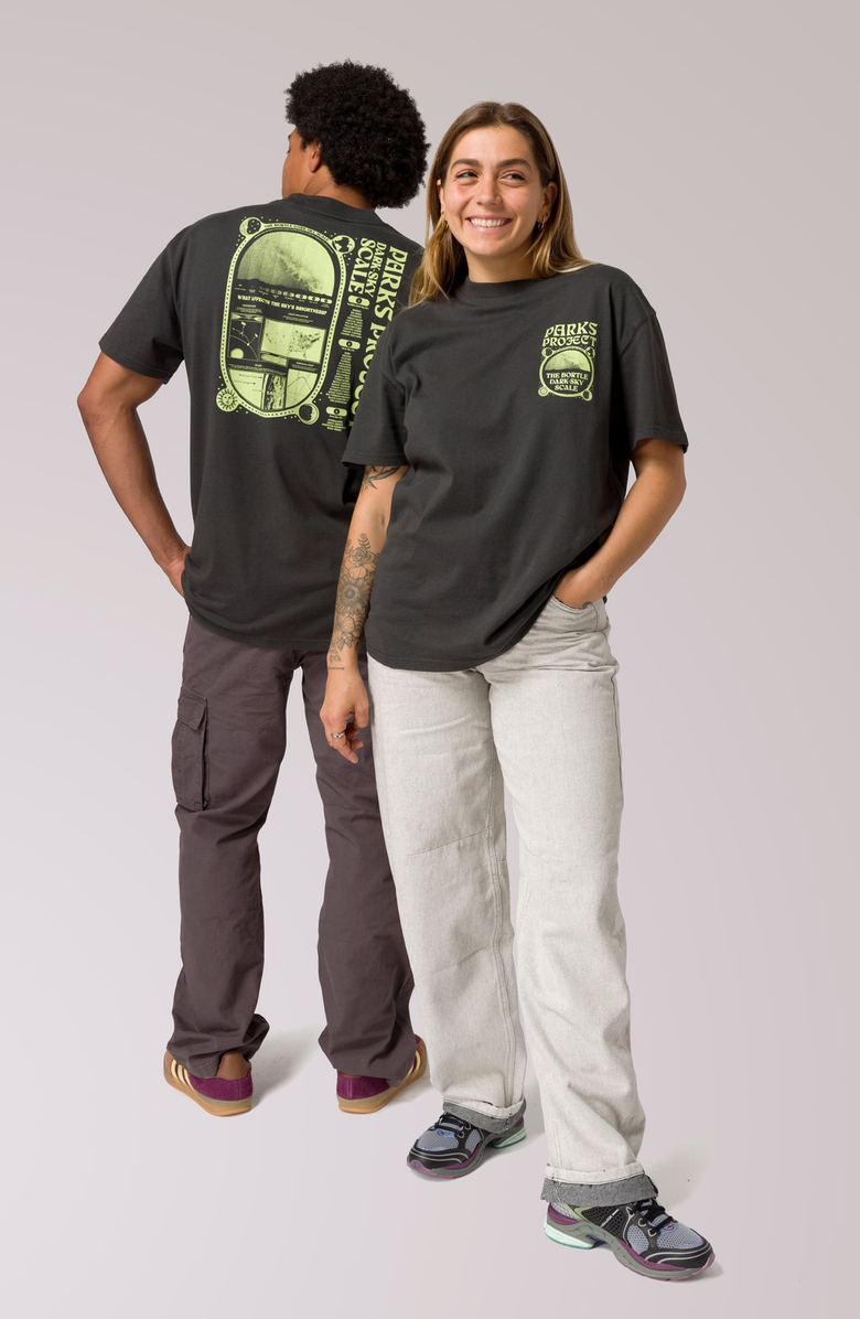 Parks Project Dark Sky Scale Tee, Alternate, color, Vintage Black
