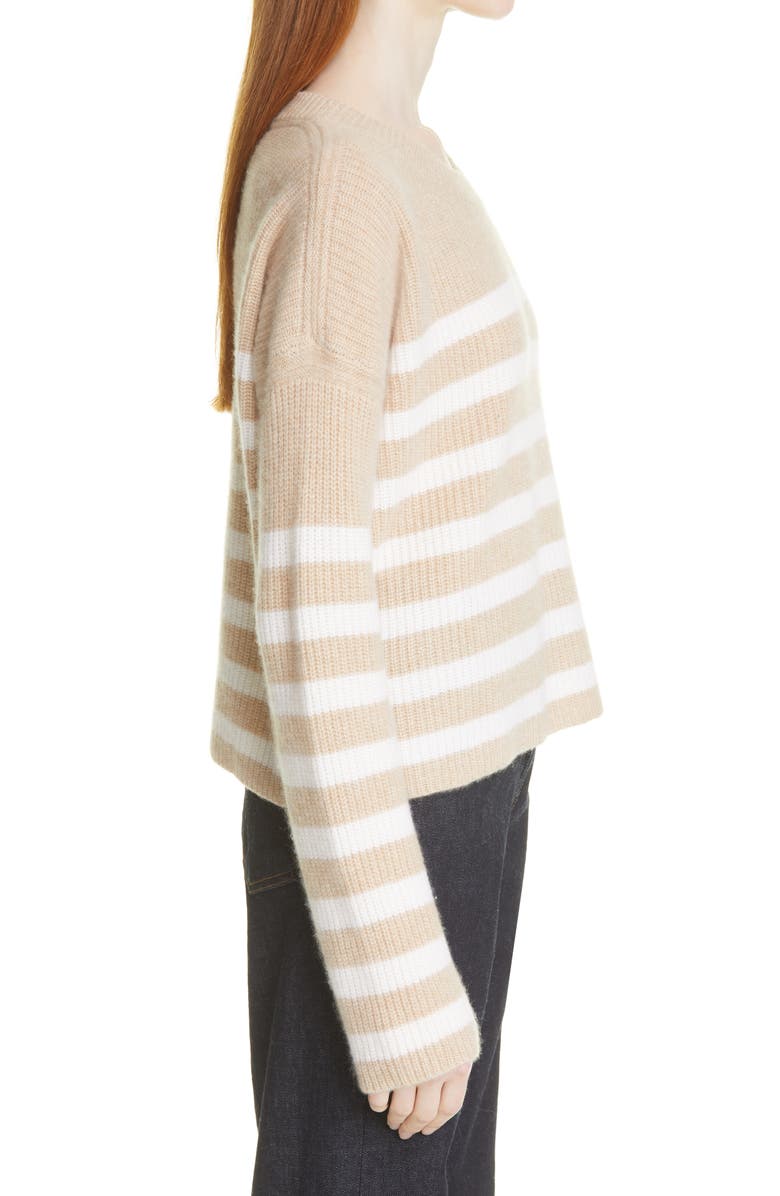 La Ligne Stripe Cashmere Sweater, Alternate, color, 