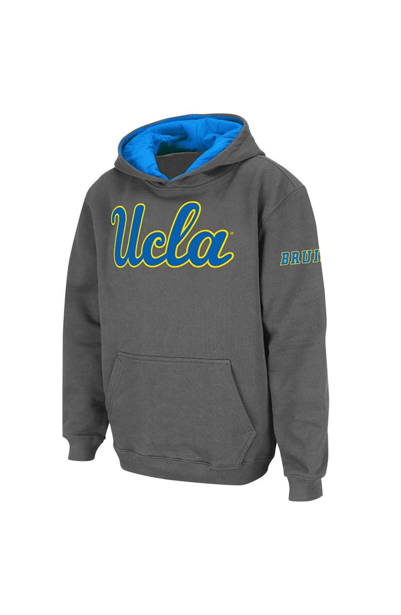 COLOSSEUM Youth Colosseum Charcoal UCLA Bruins Big Logo Pullover Hoodie, Main, color, Charcoal