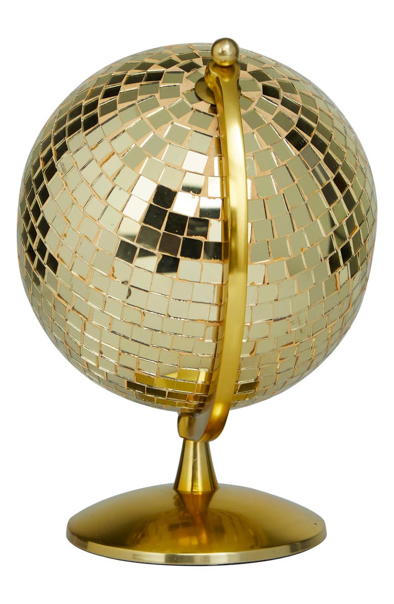 Novogratz Gold Stainless Steel Globe, Alternate, color, 