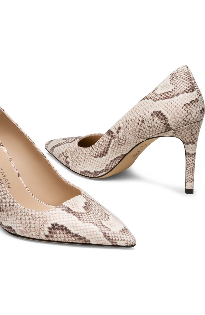 Stuart Weitzman Stuart Power 85 Pump, Alternate, color, Cream.