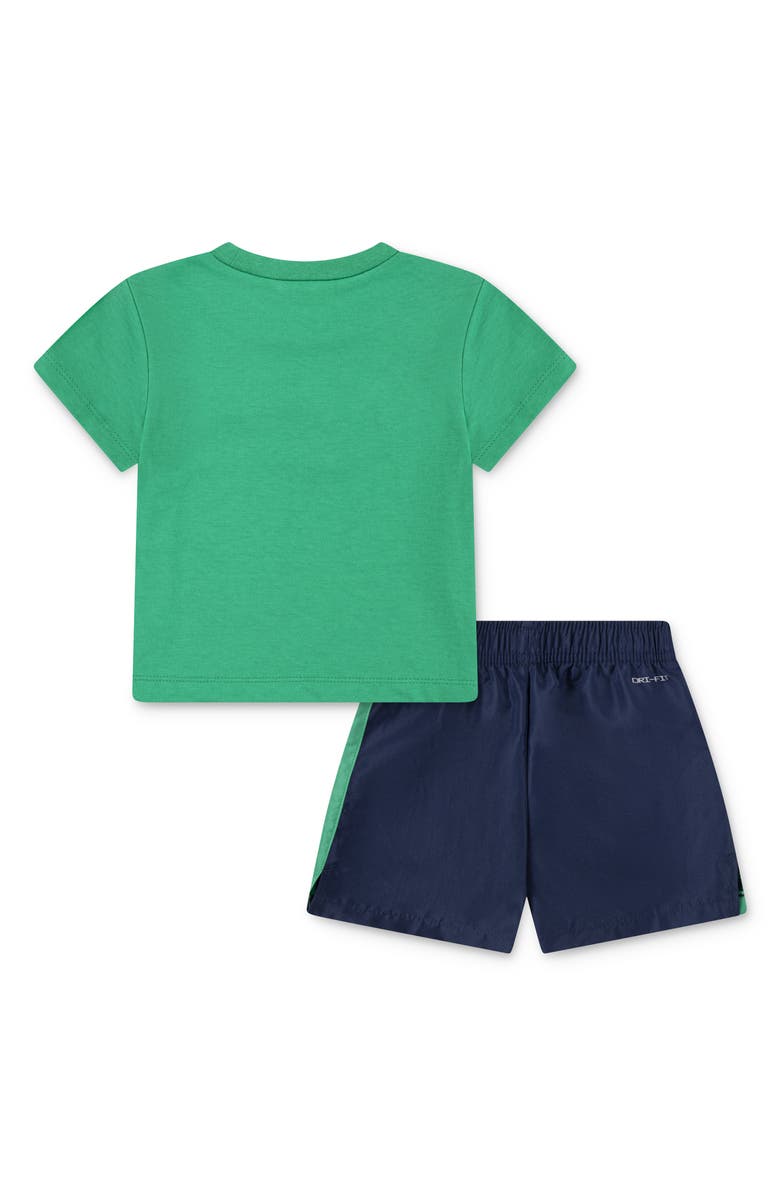 Nike Paint Logo Graphic T-Shirt & Dri-FIT Shorts Set, Alternate, color, Midnight Navy