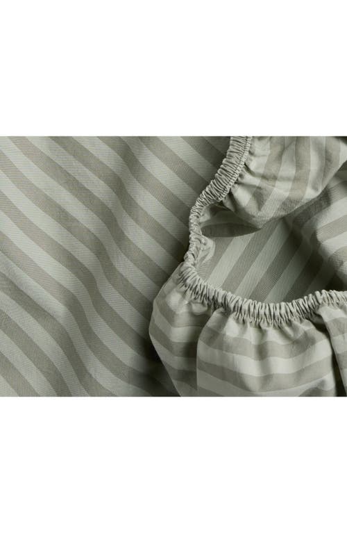 Parachute Percale Fitted Sheet In Green