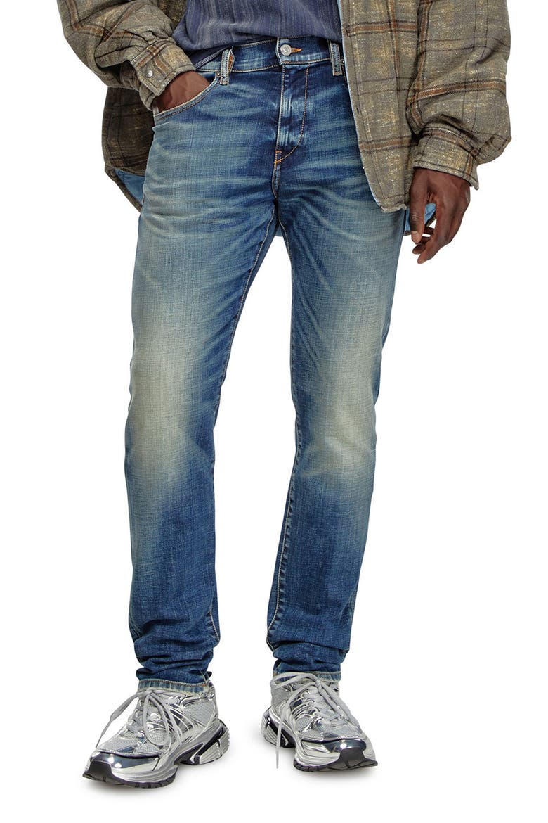 2019 D-Strukt Slim Fit Jeans, Main, color, DENIM