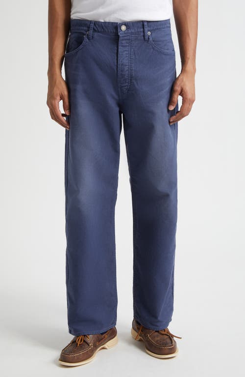 VISVIM Fluxus 01 Corduroy Wide Leg Pants in Blue  product