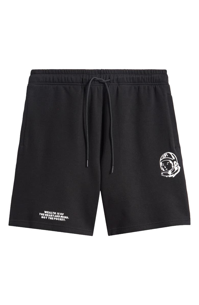 Billionaire Boys Club BB Helmet Cotton Drawstring Shorts, Alternate, color, Black