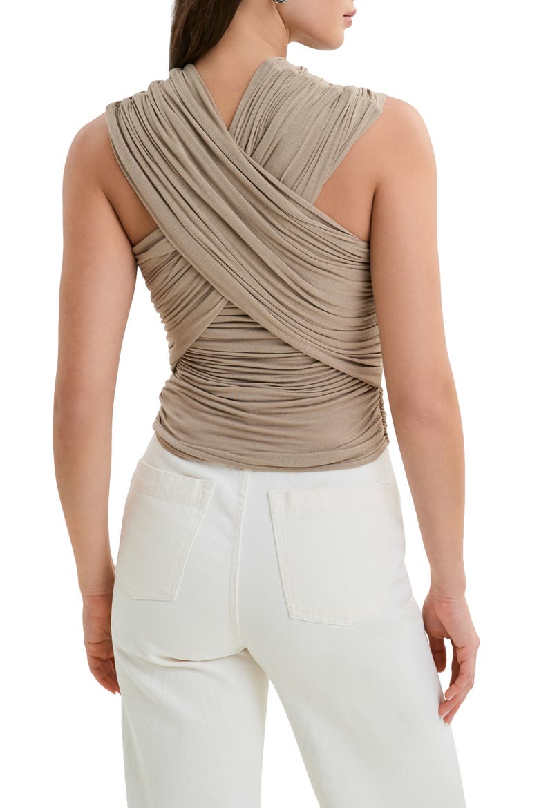 Alyssa Infinity Off the Shoulder Top, Alternate, color, SAND
