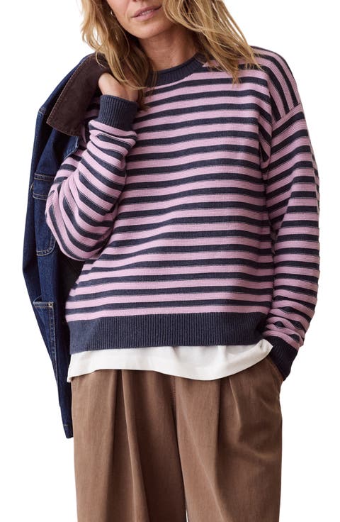 Suki Striped Crewneck Sweater