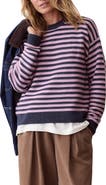Marine Layer Suki Striped Crewneck Sweater