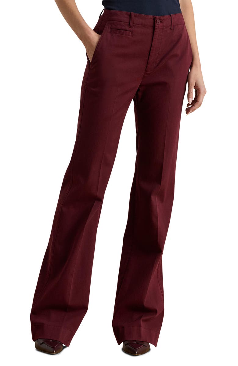 Lauren Ralph Lauren Refined Chinos, Main, color, Dark Garnet