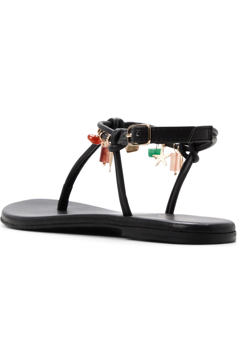 ALDO Seajewels Ankle Strap Sandal, Alternate, color, Black