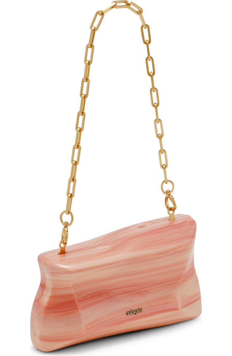 Cult Gaia Malaya Clutch, Alternate, color, Rose Water