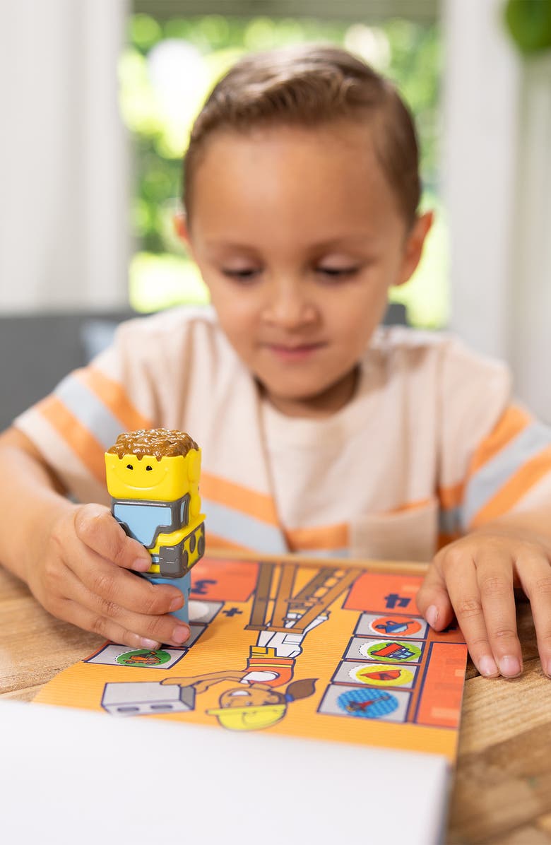 Melissa & Doug Sticker Wow! Construction Activity Pad & Sticker Stamp, Alternate, color,