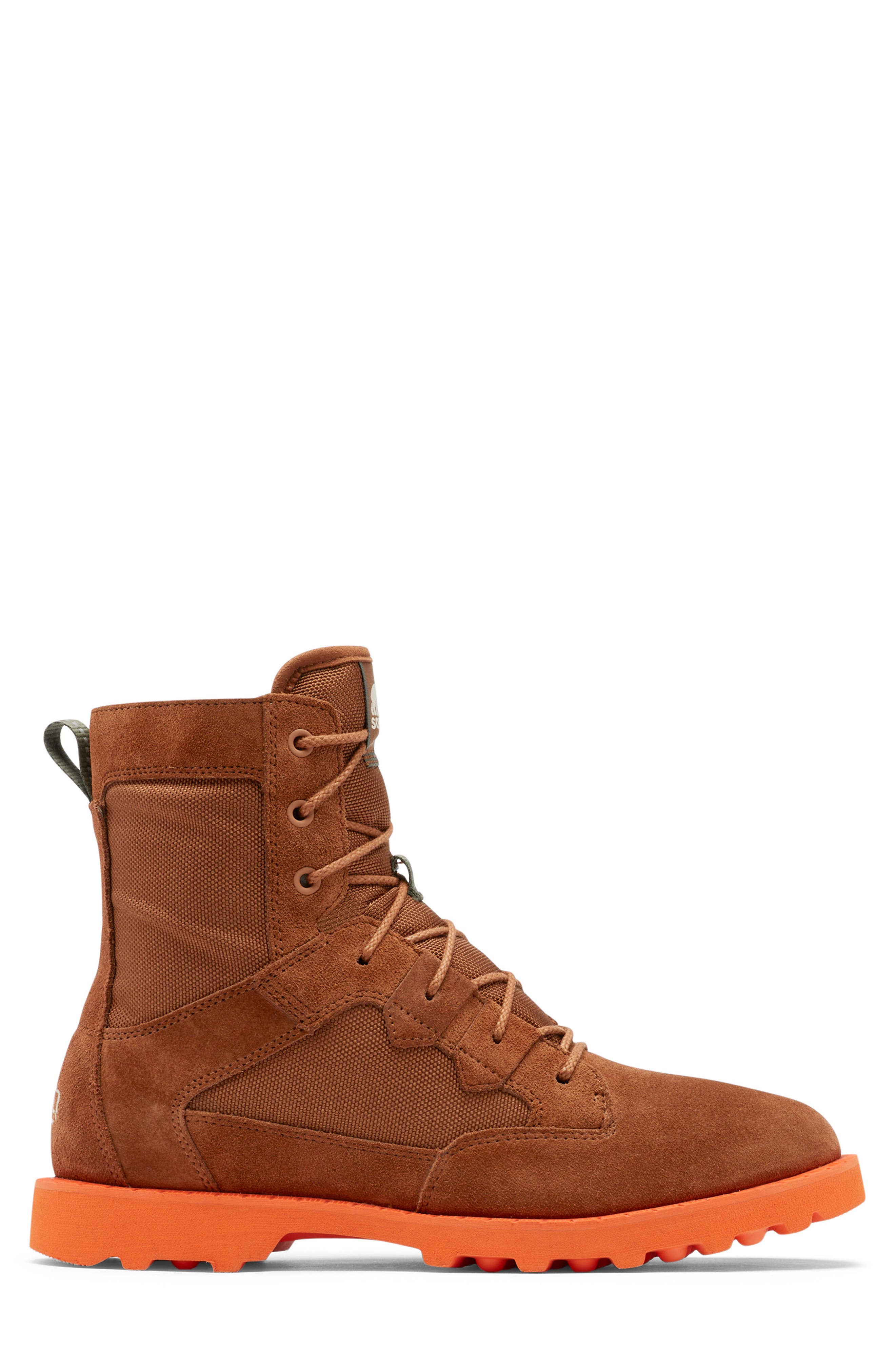 Caribou Waterproof Boot, Alternate, color, DARK AMBER/ SPARK ORANGE