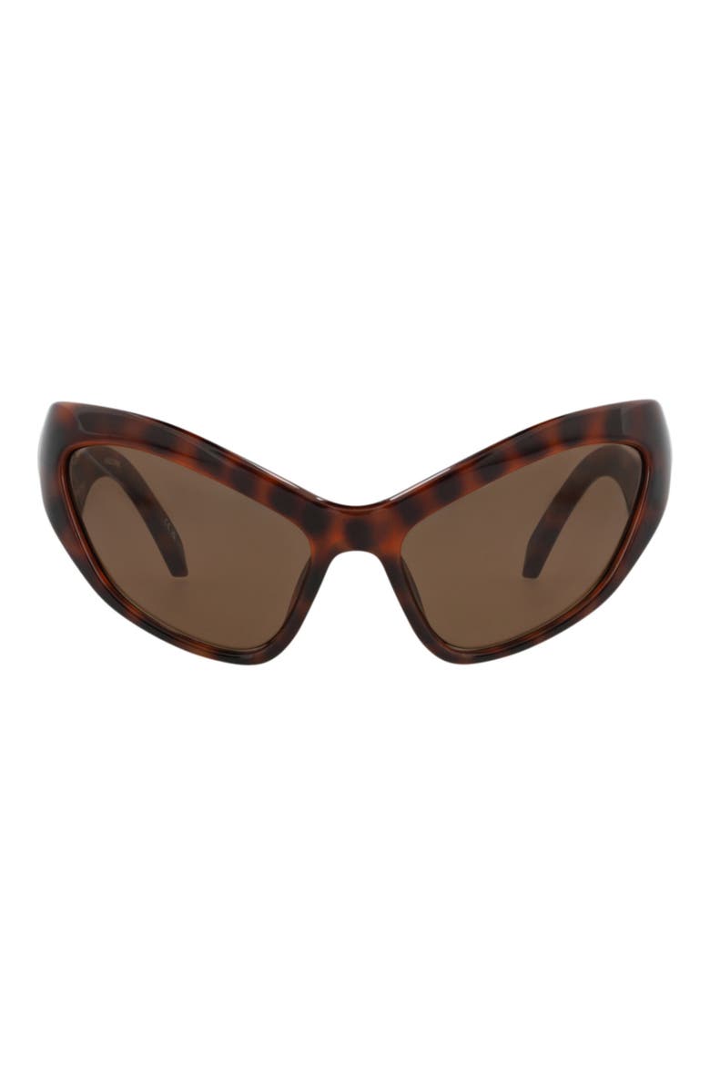 59mm Cat Eye Sunglasses, Main, color, HAVANA HAVANA BROWN