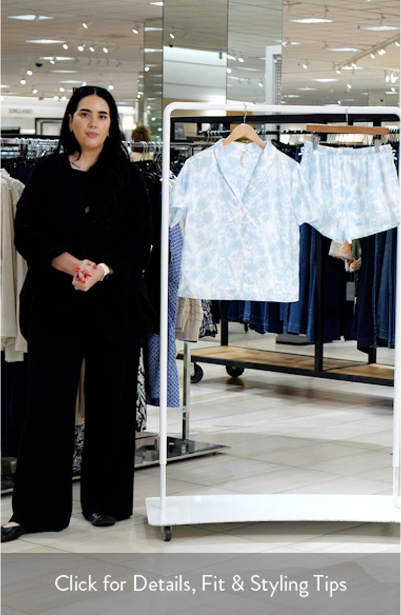 Odessa Floral Satin Pajamas, sales video thumbnail