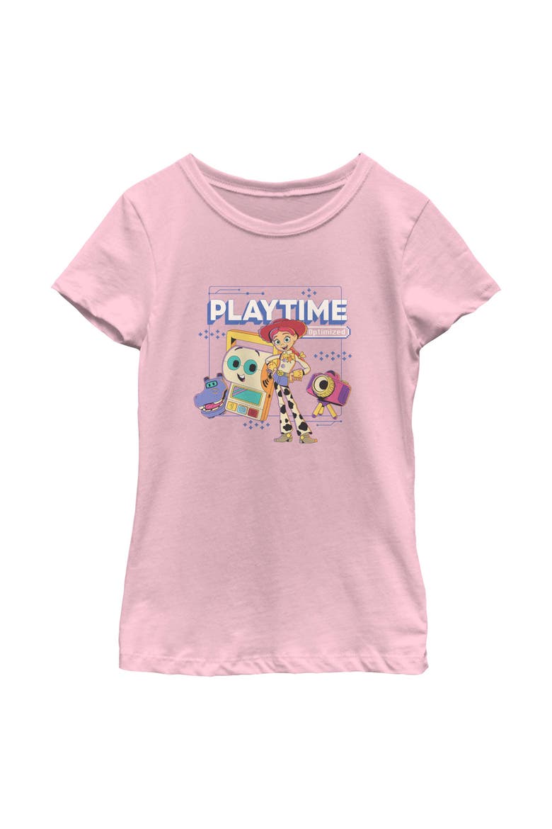 Girl's Toy Story 5 Playtime Optimized  Graphic T-Shirt, Main, color, Light Pink