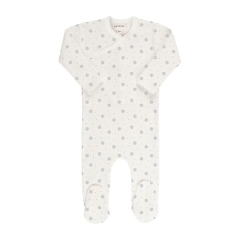 Baby Cotton Ribbed Zipper Footie