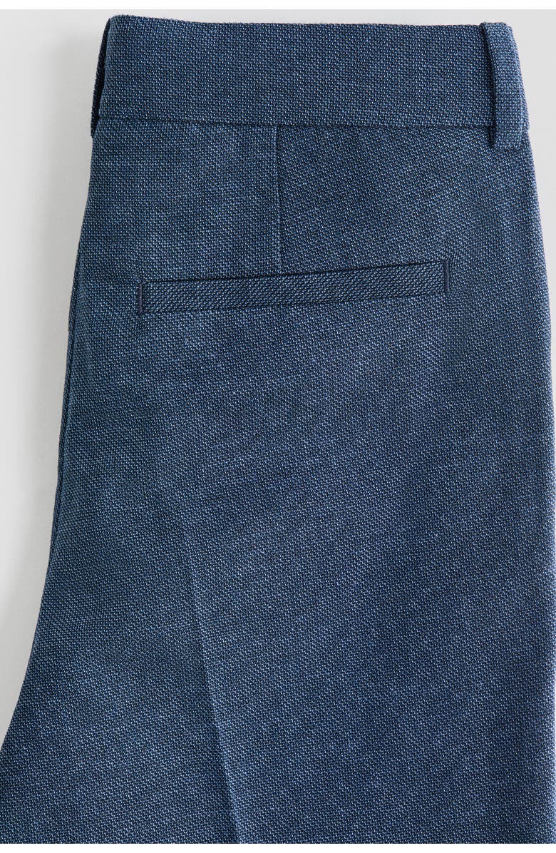 H&M Tailored Trousers, Alternate, color, Navy Blue