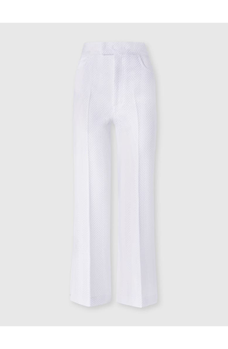 Missoni Tailored Pants With Zigzag Pattern, Main, color, White