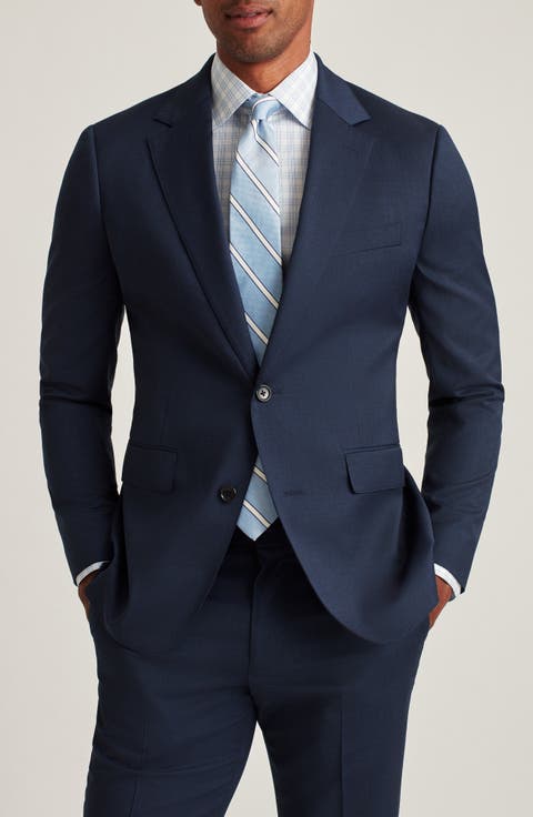 Jetsetter Slim Fit Stretch Wool Suit Jacket (Regular & Big)