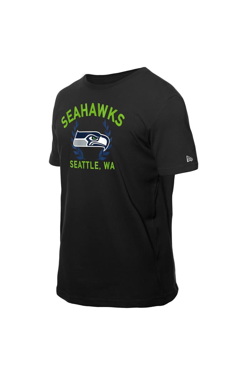 New Era Men's New Era Black Seattle Seahawks 2025 NFL Draft T-Shirt, Alternate, color, Black