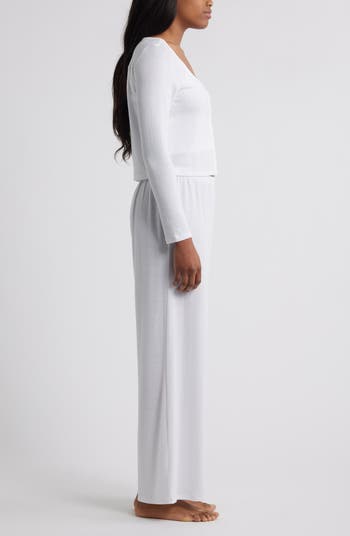 3-Piece Pointelle Knit Pajamas