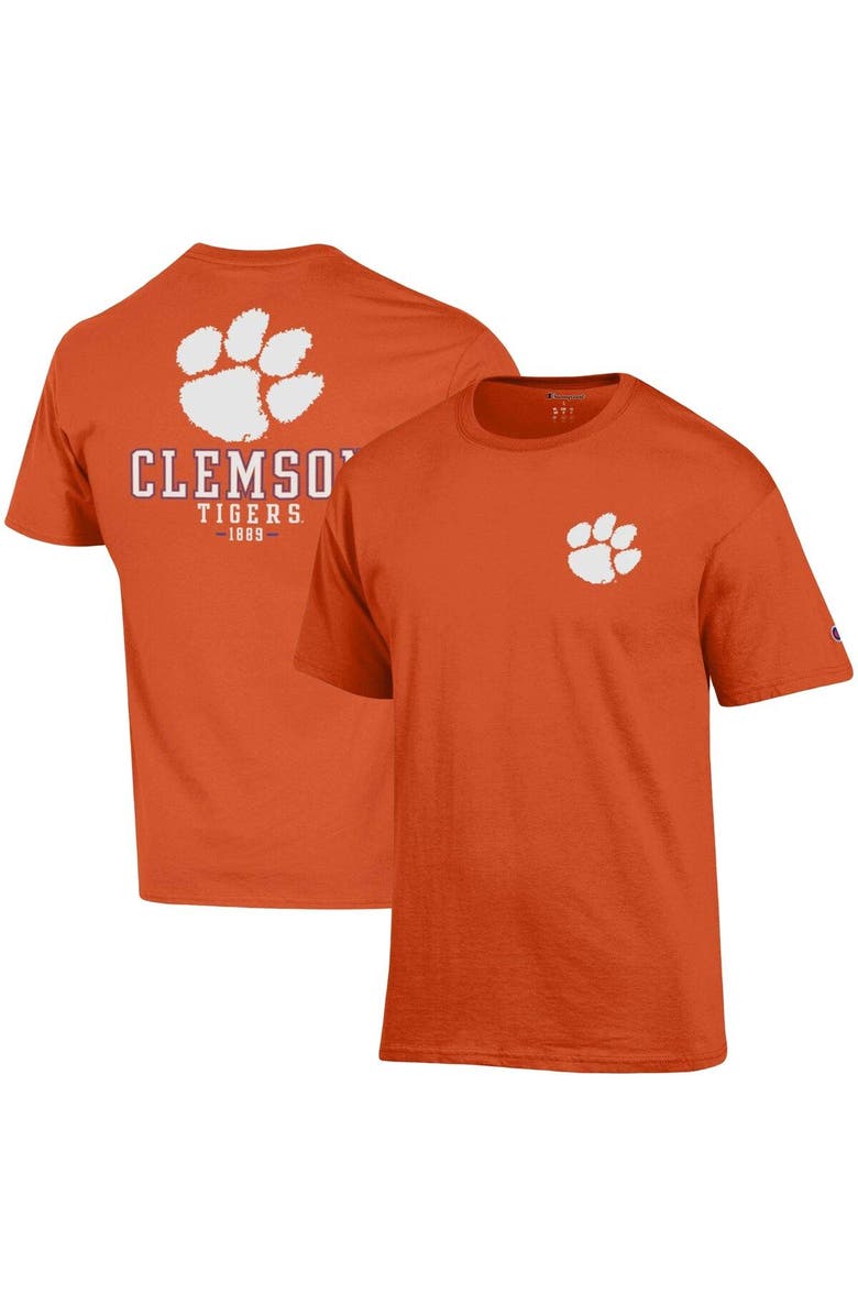 Champion Men's Champion Orange Clemson Tigers Stack 2-Hit T-Shirt, Main, color, 