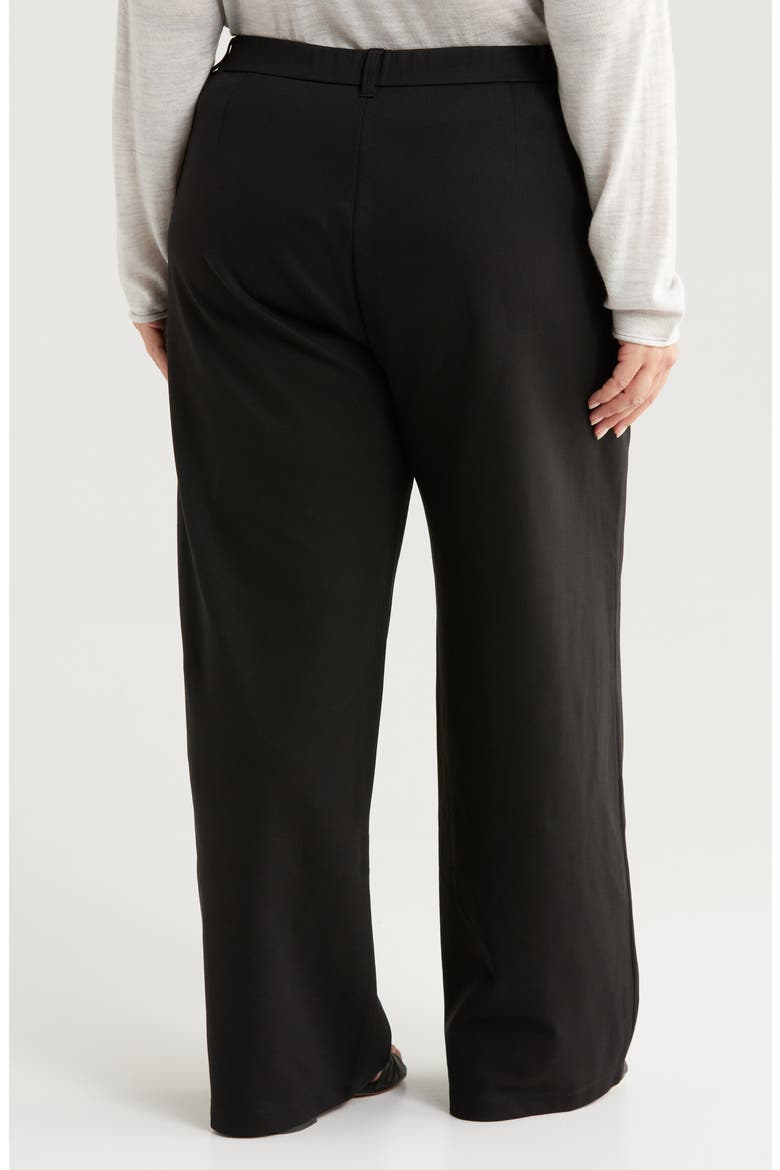 Wide Leg Pants, Alternate, color, BLACK