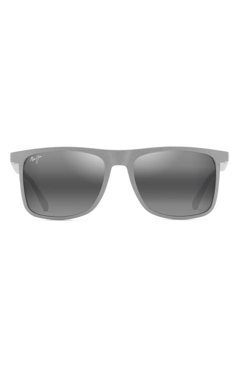 Makamae 56mm Polarized Square Sunglasses