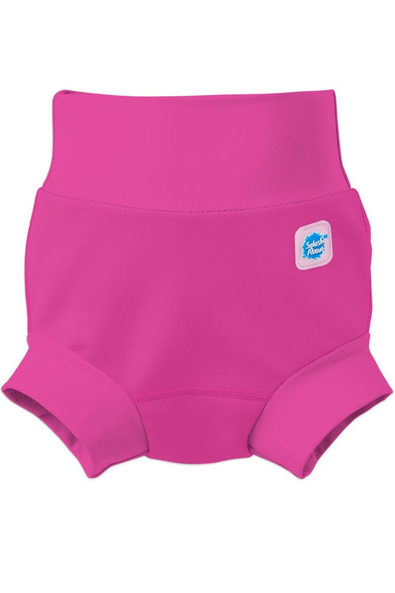 Happy Nappy™ Reusable Swim Diaper, Main, color, Neon Pink