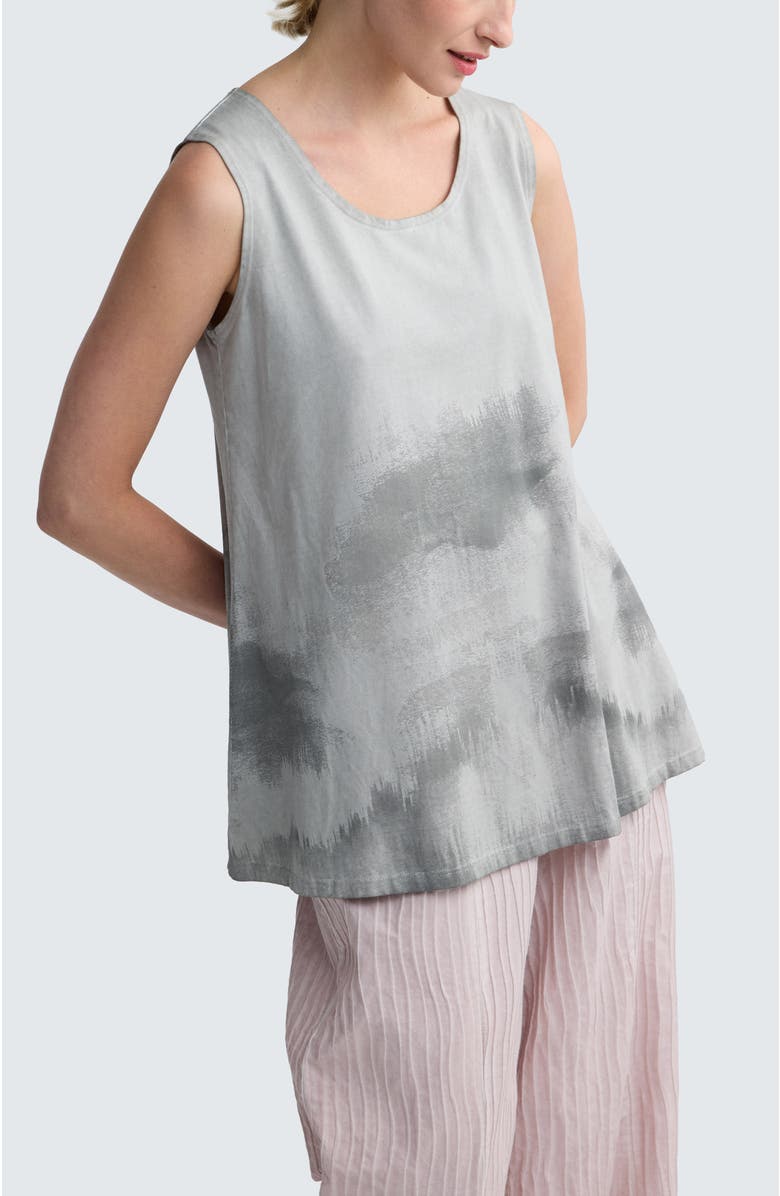 LUUKAA Edrie Garment-Dyed Tank Top, Alternate, color, Ash Grey