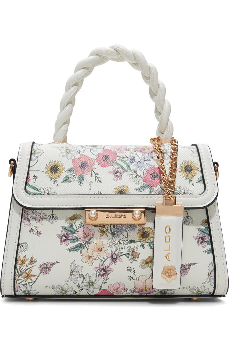 ALDO Aira Top Handle Faux Leather Handbag, Main, color,