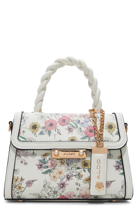 Aira Top Handle Faux Leather Handbag