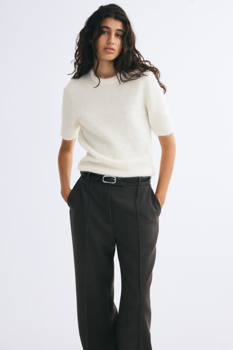 Short-Sleeved Sweater