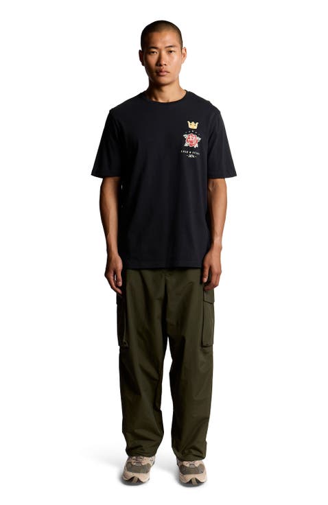 Rose And Crown Graphic T-shirt