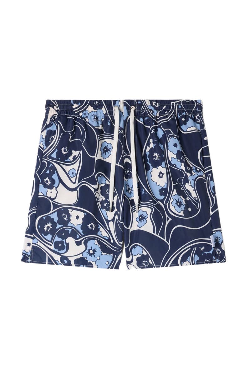 Hippie swim shorts, Alternate, color, Navy blue