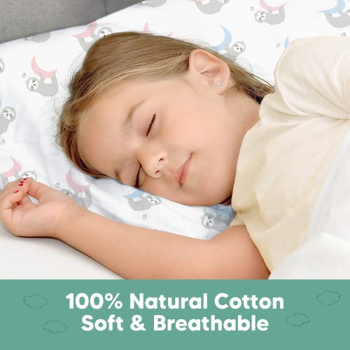 Keababies Printed Toddler Pillowcase 13x18" In White