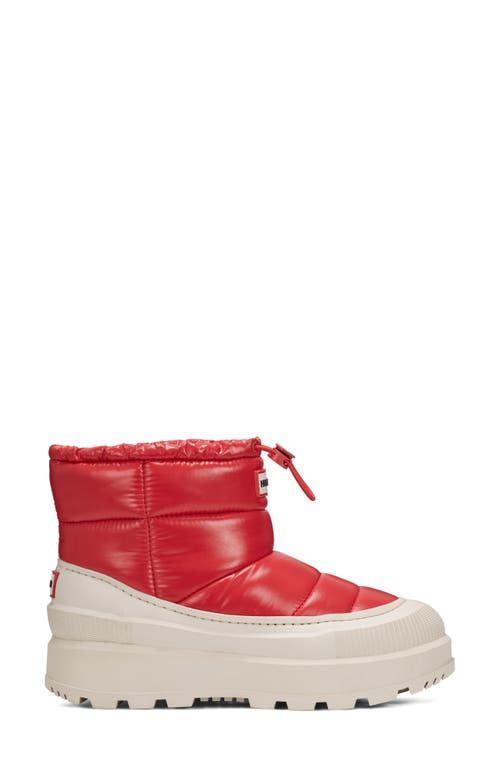 Hunter Amble Bootie In Red